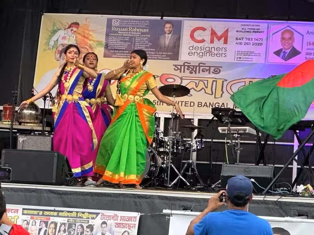 5th Sammilito Bangla Mela 2023 — Celebrating Bangla culture, music, and community at Dentonia Park, Toronto.