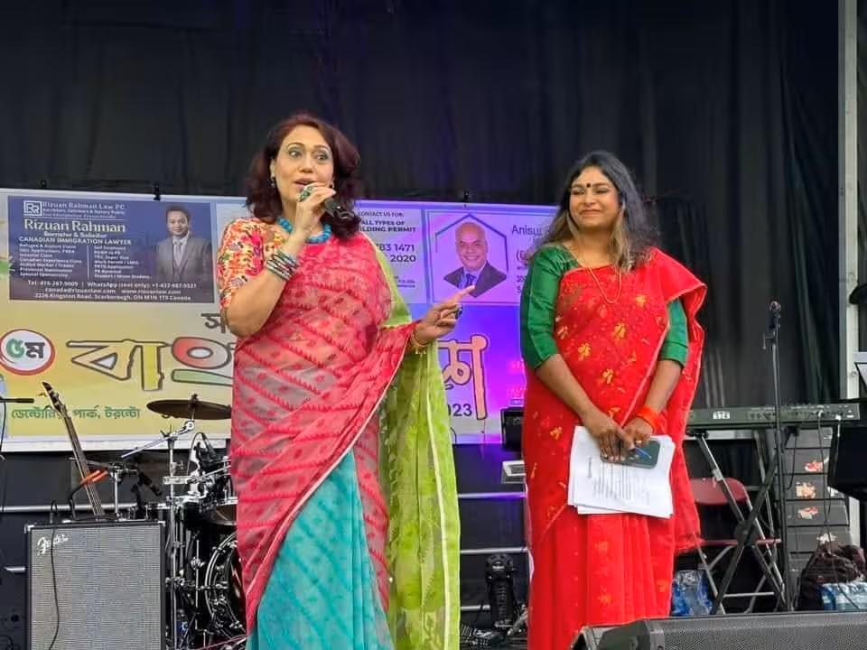 5th Sammilito Bangla Mela 2023 — Celebrating Bangla culture, music, and community at Dentonia Park, Toronto.